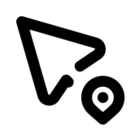 Pointer Pin Line Icon