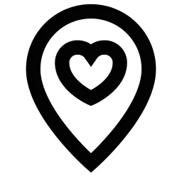 Heart Pin Icon