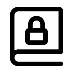 Book Lock Icon