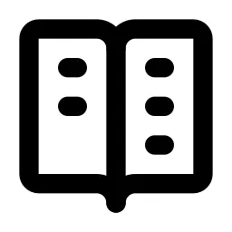 Vocabulary Line Icon