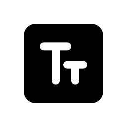Font Size Fill Icon