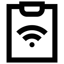Wifi Clipboard Icon