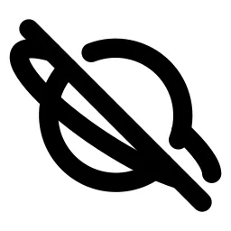Planet Off Line Icon