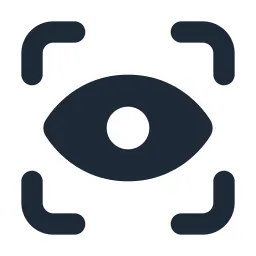 Scan Eye Solid Icon