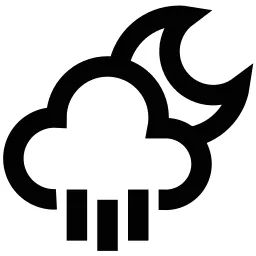Raining Night Icon