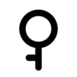 Gender Demigirl Line Icon