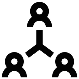 Group Team Network Connect Icon