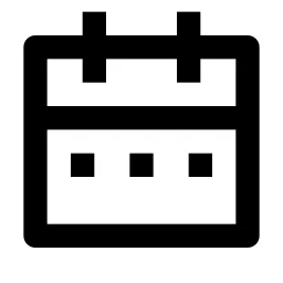 Calendar 2 Line Icon