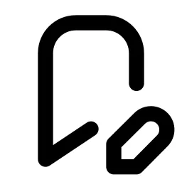 Bookmark Edit Line Icon