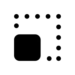 Corner Bottom Left Fill Icon