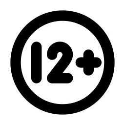 Rating 12 Plus Line Icon