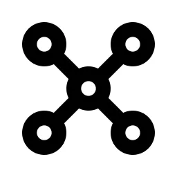 Topology Star Line Icon