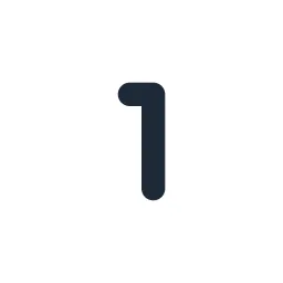 Numeric 1 Solid Icon