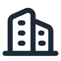 Building 4 Line Icon
