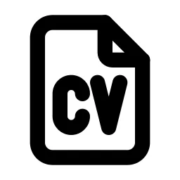 File Cv Line Icon
