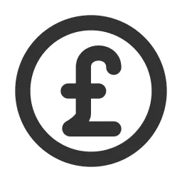 Pound Circle Icon