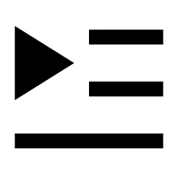 Play List 2 Fill Icon