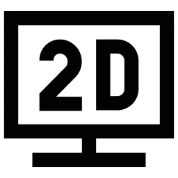 Desktop Computer 2d Icon