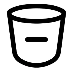 Bin Minus In Icon
