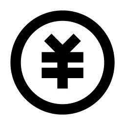 Money Cny Circle Line Icon