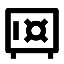 Safe 3 Line Icon