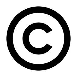 Copyright Line Icon