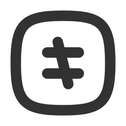 Equal Not Square Icon