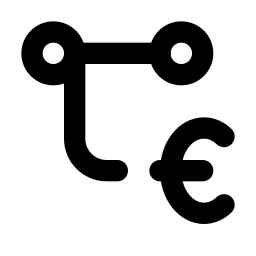 Transaction Euro Line Icon