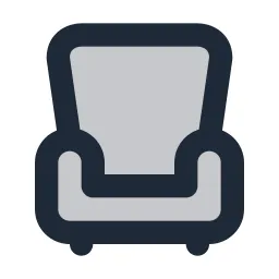 Armchair Duotone Icon