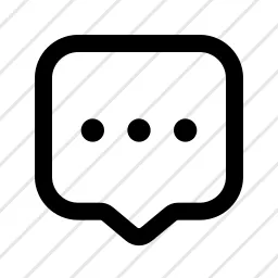 Bubble Dots Comment Feedback Icon