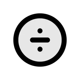 Circle Divide Duo Icon