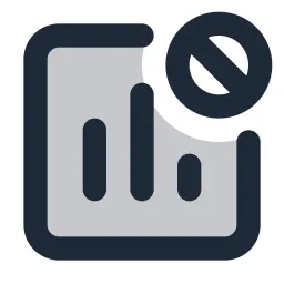 Analytics Restricted Duotone Icon