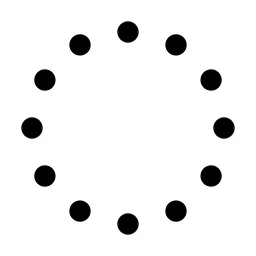 Svg Spinners 12 Dots Scale Rotate Icon