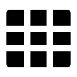 Layout Grid 2 Fill Icon