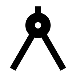 Compasses Fill Icon