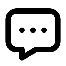 Message Dots Line Icon
