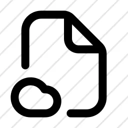 File Cloud Document Icon