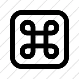Cmd Box Command Apple Key Icon
