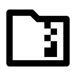 Folder Zip Line Icon