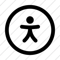 Circle Person Accessibility A11y Icon