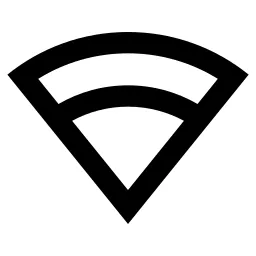 Signal Wifi 3 Line Icon