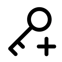 Key Plus Icon