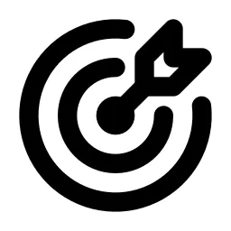 Target Arrow Line Icon