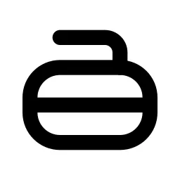 Curling Line Icon