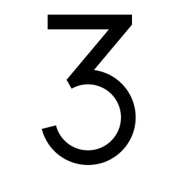 Number 3 Icon