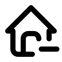 Home Minus Line Icon