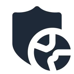 Shield Earth Solid Icon
