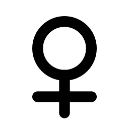 Gender Femme Line Icon