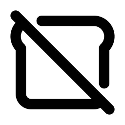 Bread Off Line Icon