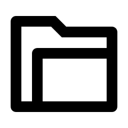 Folder 4 Line Icon